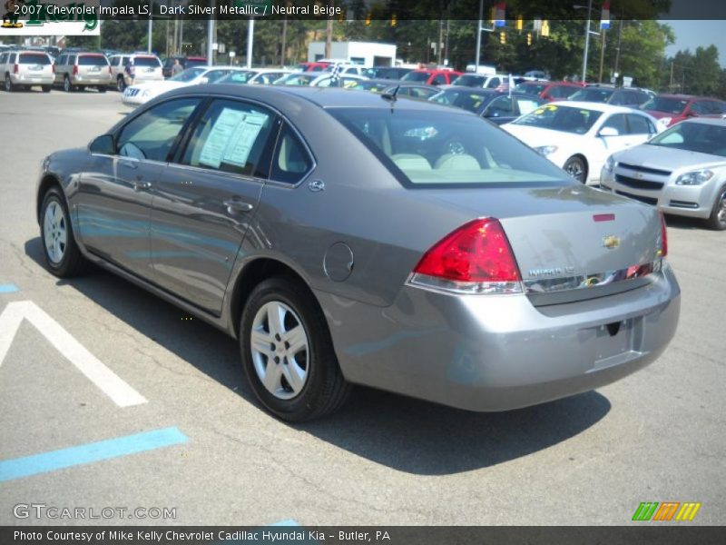 Dark Silver Metallic / Neutral Beige 2007 Chevrolet Impala LS