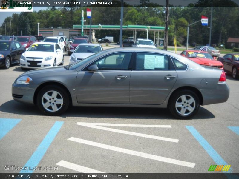 Dark Silver Metallic / Neutral Beige 2007 Chevrolet Impala LS
