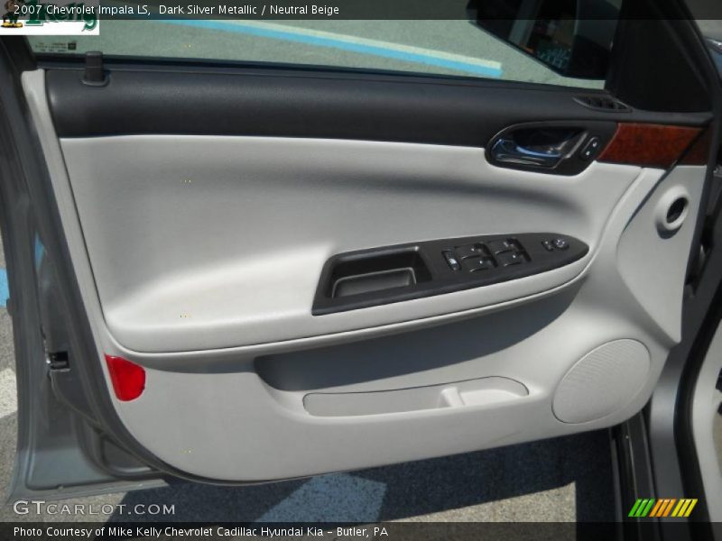 Dark Silver Metallic / Neutral Beige 2007 Chevrolet Impala LS