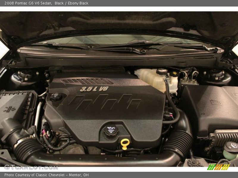 Black / Ebony Black 2008 Pontiac G6 V6 Sedan