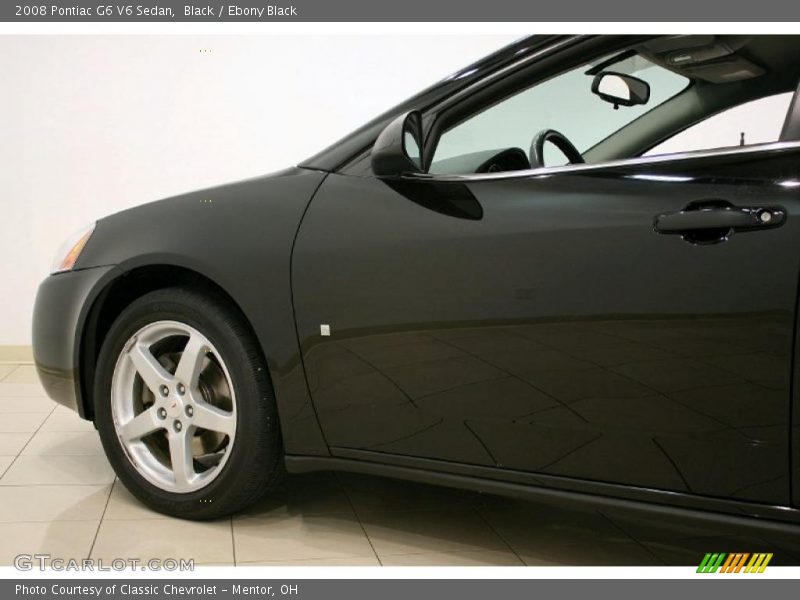 Black / Ebony Black 2008 Pontiac G6 V6 Sedan