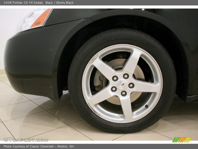 Black / Ebony Black 2008 Pontiac G6 V6 Sedan