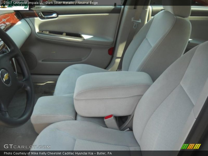 Dark Silver Metallic / Neutral Beige 2007 Chevrolet Impala LS