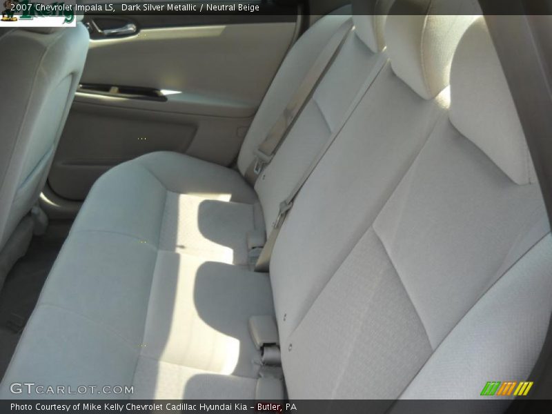 Dark Silver Metallic / Neutral Beige 2007 Chevrolet Impala LS