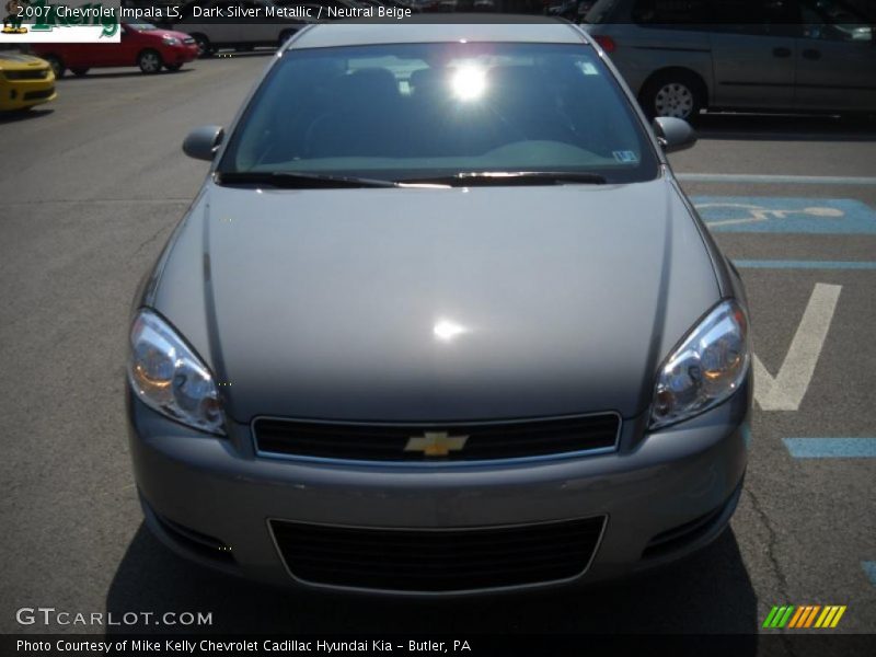 Dark Silver Metallic / Neutral Beige 2007 Chevrolet Impala LS