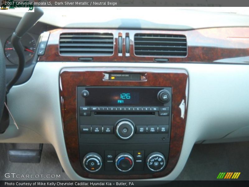 Dark Silver Metallic / Neutral Beige 2007 Chevrolet Impala LS