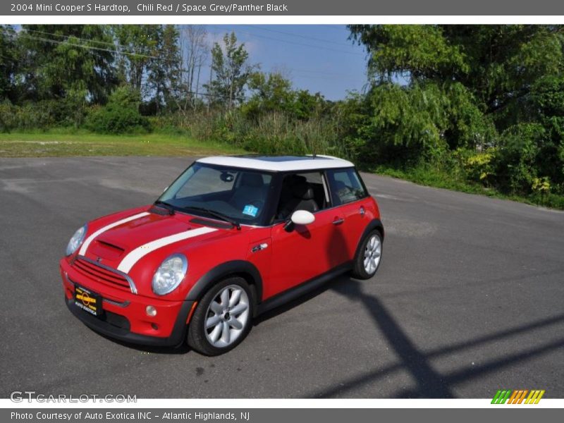 Chili Red / Space Grey/Panther Black 2004 Mini Cooper S Hardtop