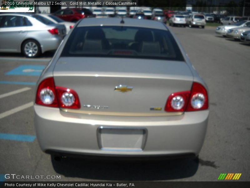 Gold Mist Metallic / Cocoa/Cashmere 2010 Chevrolet Malibu LTZ Sedan