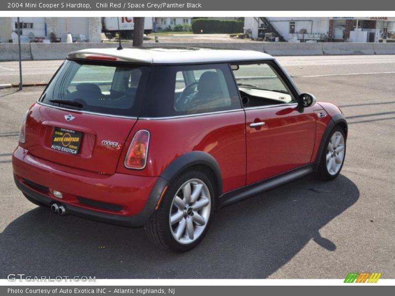 Chili Red / Space Grey/Panther Black 2004 Mini Cooper S Hardtop