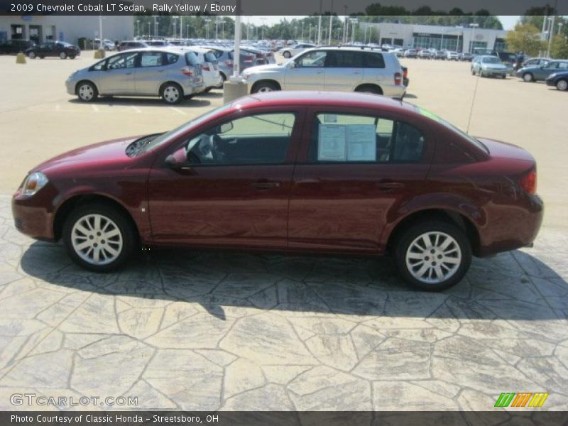 Rally Yellow / Ebony 2009 Chevrolet Cobalt LT Sedan