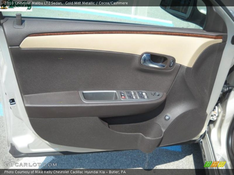 Gold Mist Metallic / Cocoa/Cashmere 2010 Chevrolet Malibu LTZ Sedan