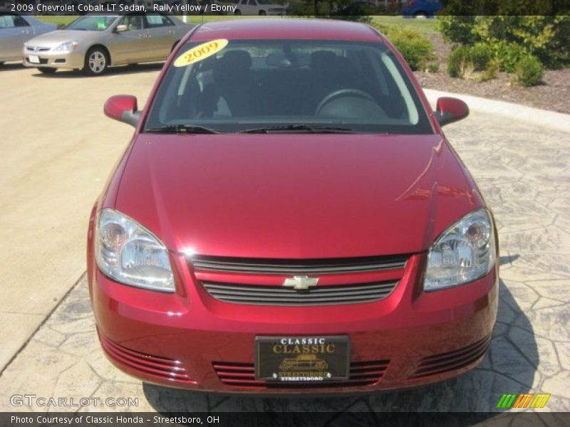 Rally Yellow / Ebony 2009 Chevrolet Cobalt LT Sedan