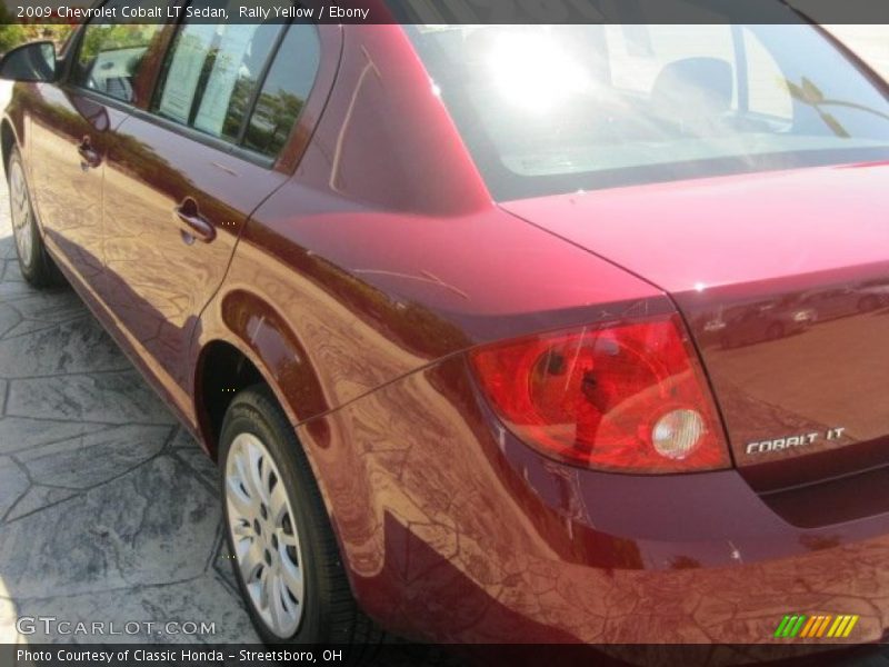 Rally Yellow / Ebony 2009 Chevrolet Cobalt LT Sedan