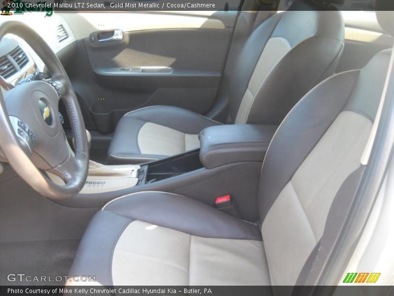 Gold Mist Metallic / Cocoa/Cashmere 2010 Chevrolet Malibu LTZ Sedan