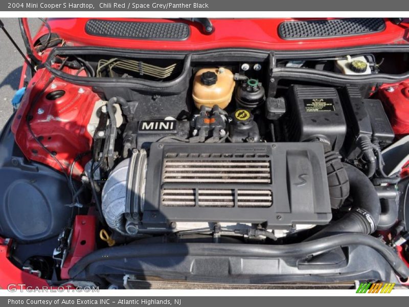 Chili Red / Space Grey/Panther Black 2004 Mini Cooper S Hardtop