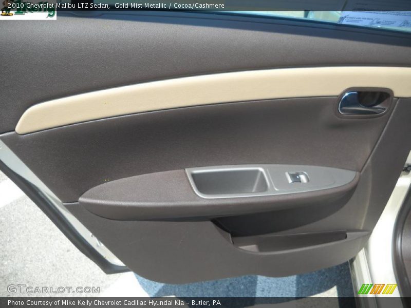 Gold Mist Metallic / Cocoa/Cashmere 2010 Chevrolet Malibu LTZ Sedan