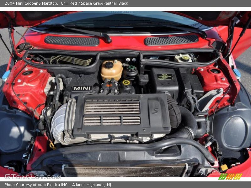 Chili Red / Space Grey/Panther Black 2004 Mini Cooper S Hardtop