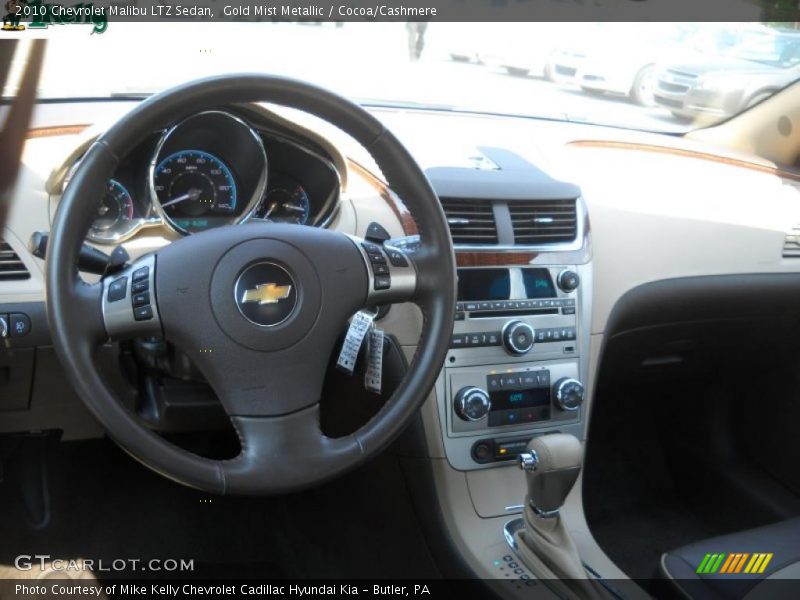 Gold Mist Metallic / Cocoa/Cashmere 2010 Chevrolet Malibu LTZ Sedan