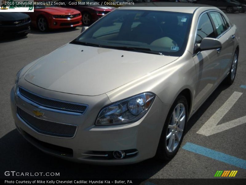 Gold Mist Metallic / Cocoa/Cashmere 2010 Chevrolet Malibu LTZ Sedan