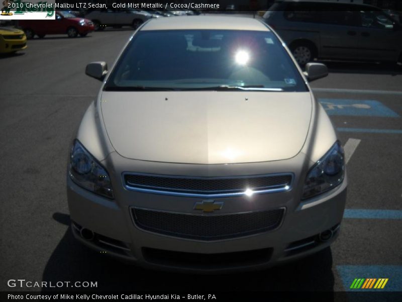 Gold Mist Metallic / Cocoa/Cashmere 2010 Chevrolet Malibu LTZ Sedan
