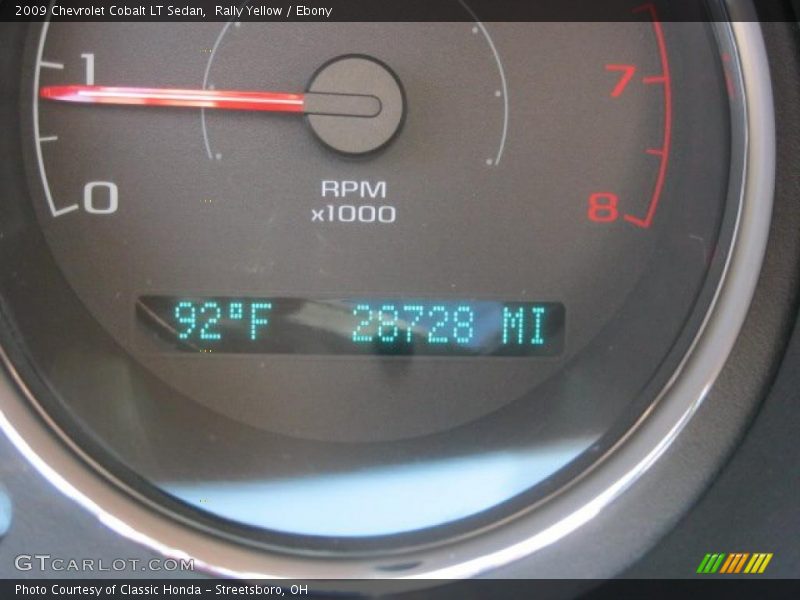 Rally Yellow / Ebony 2009 Chevrolet Cobalt LT Sedan