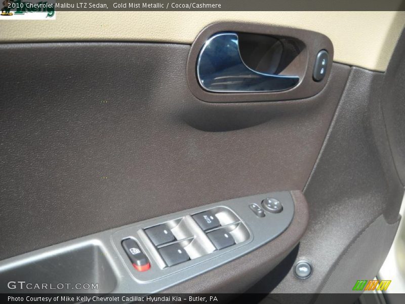 Gold Mist Metallic / Cocoa/Cashmere 2010 Chevrolet Malibu LTZ Sedan