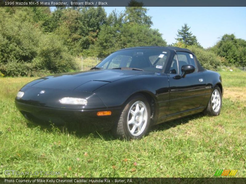 Brilliant Black / Black 1996 Mazda MX-5 Miata Roadster