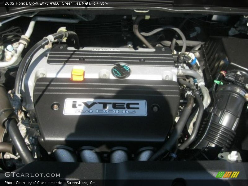 Green Tea Metallic / Ivory 2009 Honda CR-V EX-L 4WD