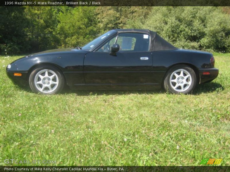 Brilliant Black / Black 1996 Mazda MX-5 Miata Roadster