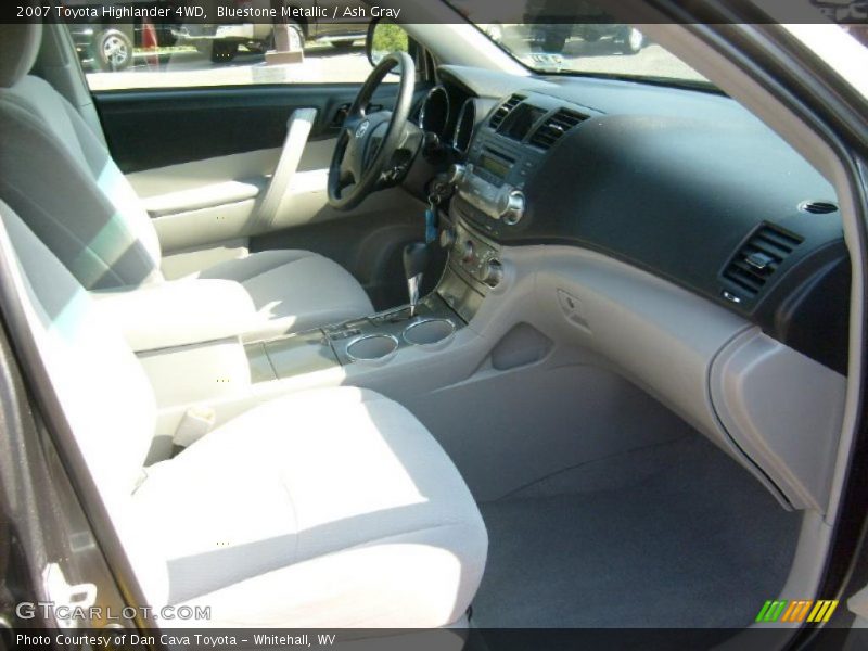Bluestone Metallic / Ash Gray 2007 Toyota Highlander 4WD