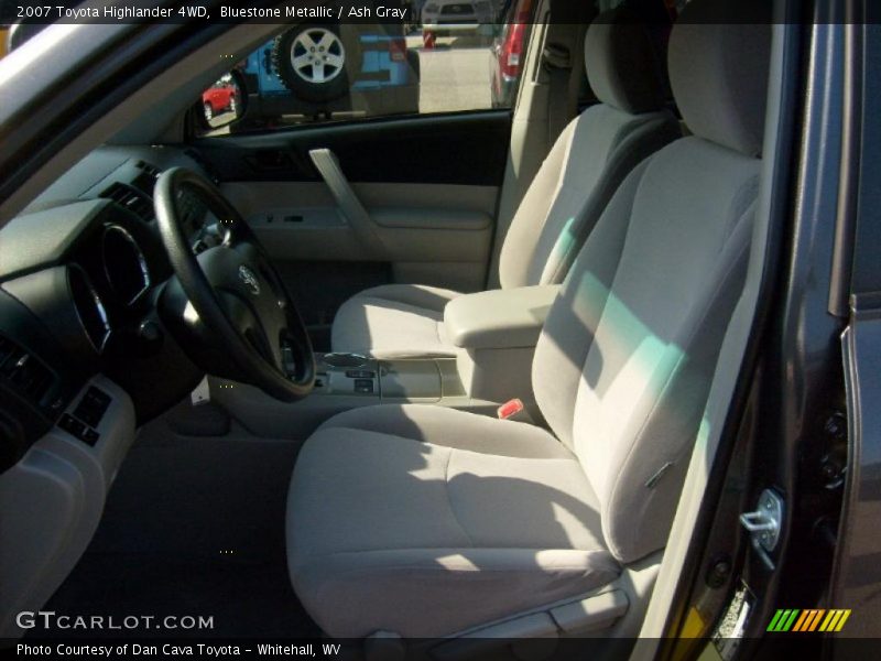 Bluestone Metallic / Ash Gray 2007 Toyota Highlander 4WD