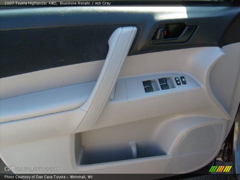 Bluestone Metallic / Ash Gray 2007 Toyota Highlander 4WD