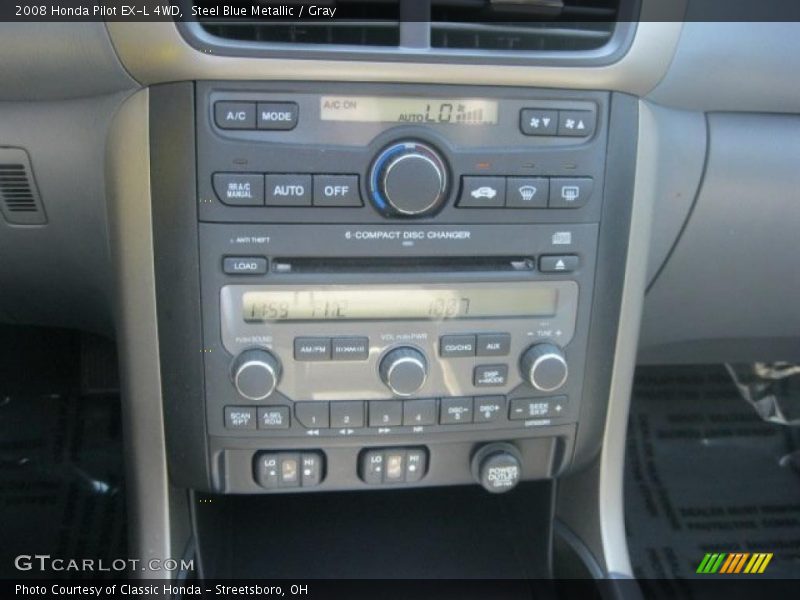 Steel Blue Metallic / Gray 2008 Honda Pilot EX-L 4WD
