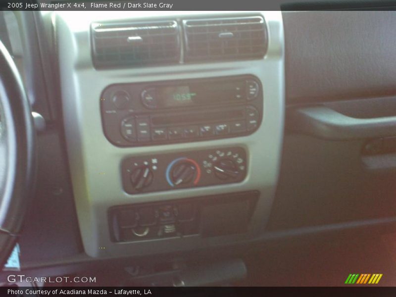 Flame Red / Dark Slate Gray 2005 Jeep Wrangler X 4x4