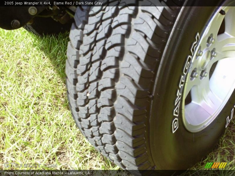 Flame Red / Dark Slate Gray 2005 Jeep Wrangler X 4x4