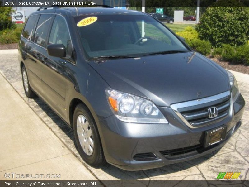 Sage Brush Pearl / Gray 2006 Honda Odyssey LX