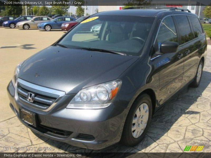 Sage Brush Pearl / Gray 2006 Honda Odyssey LX