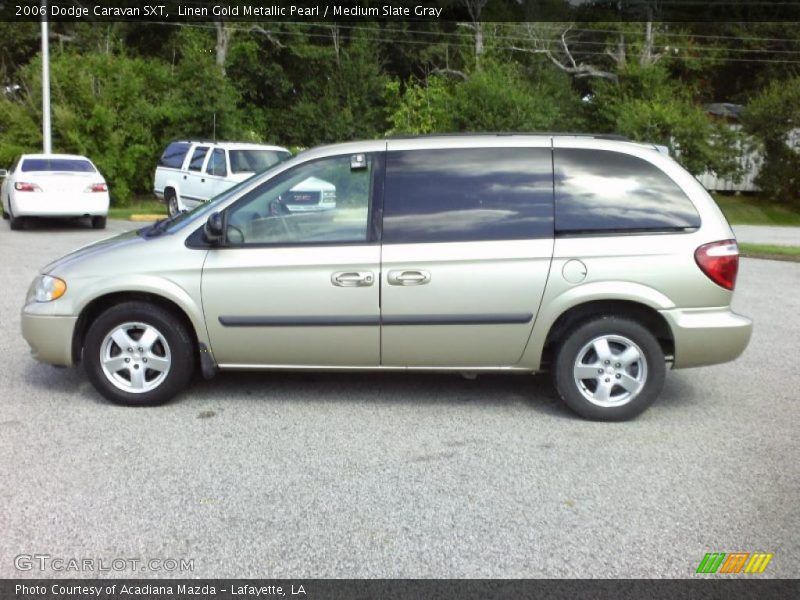 Linen Gold Metallic Pearl / Medium Slate Gray 2006 Dodge Caravan SXT
