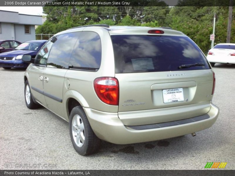 Linen Gold Metallic Pearl / Medium Slate Gray 2006 Dodge Caravan SXT