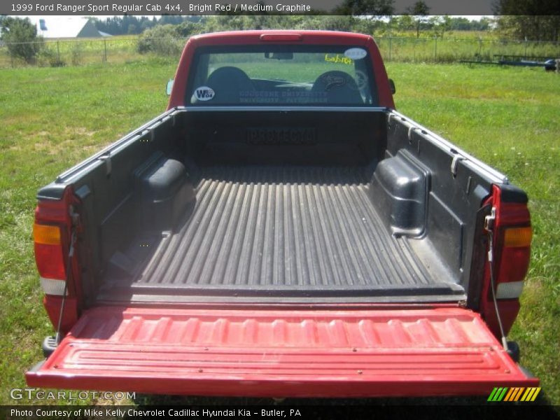 Bright Red / Medium Graphite 1999 Ford Ranger Sport Regular Cab 4x4