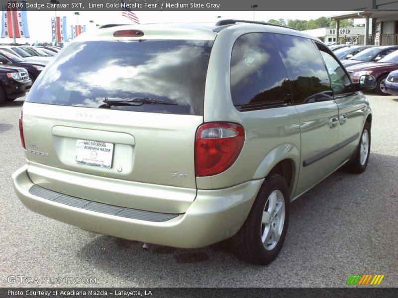 Linen Gold Metallic Pearl / Medium Slate Gray 2006 Dodge Caravan SXT