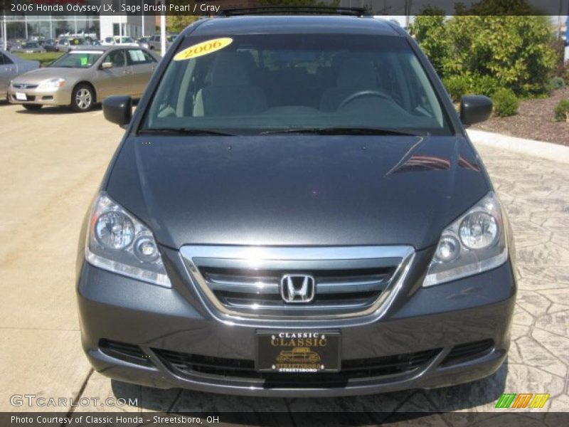 Sage Brush Pearl / Gray 2006 Honda Odyssey LX