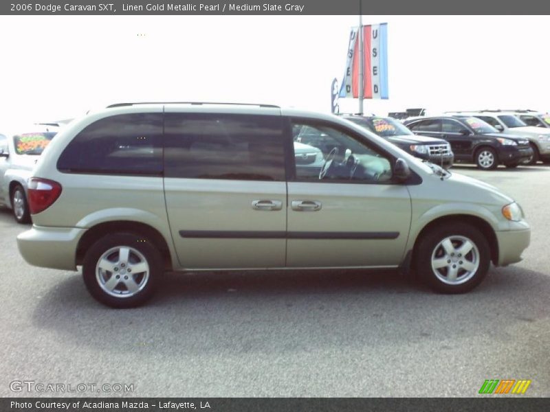 Linen Gold Metallic Pearl / Medium Slate Gray 2006 Dodge Caravan SXT