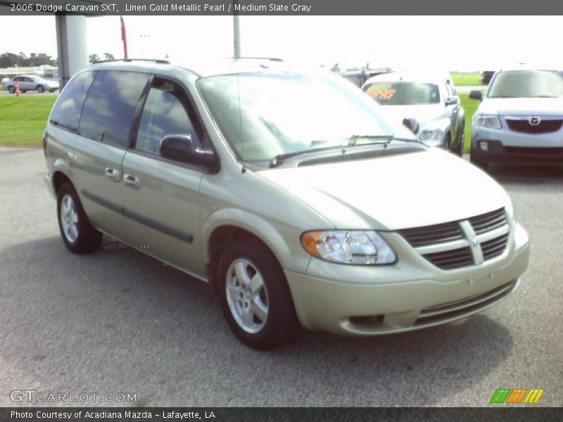 Linen Gold Metallic Pearl / Medium Slate Gray 2006 Dodge Caravan SXT