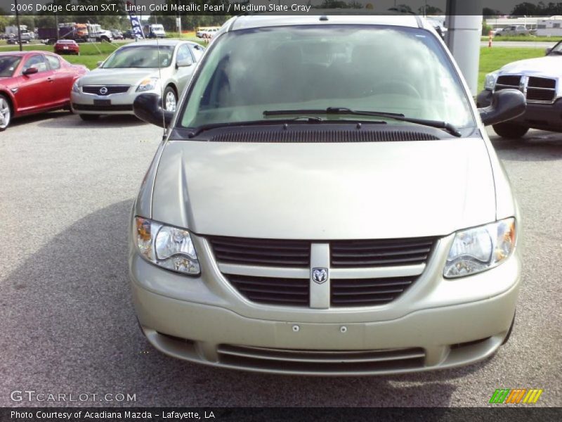 Linen Gold Metallic Pearl / Medium Slate Gray 2006 Dodge Caravan SXT