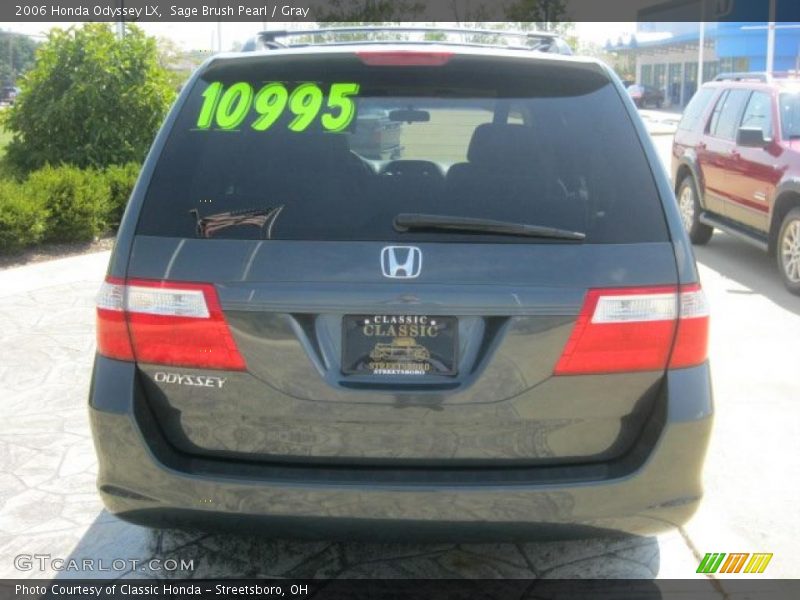 Sage Brush Pearl / Gray 2006 Honda Odyssey LX