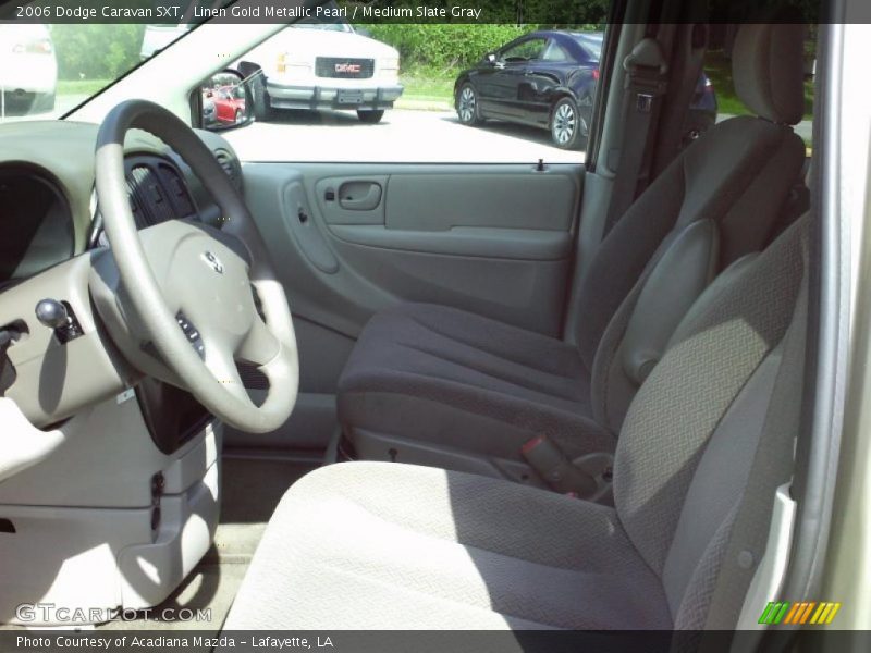 Linen Gold Metallic Pearl / Medium Slate Gray 2006 Dodge Caravan SXT