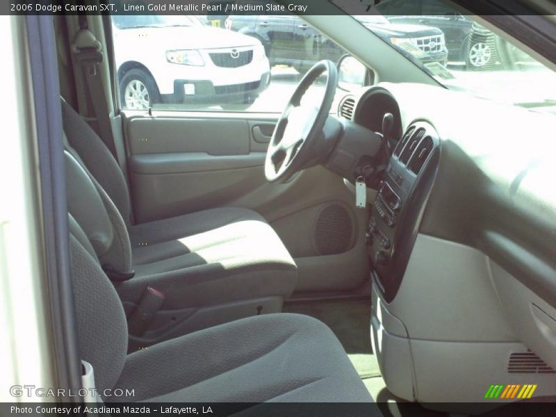 Linen Gold Metallic Pearl / Medium Slate Gray 2006 Dodge Caravan SXT
