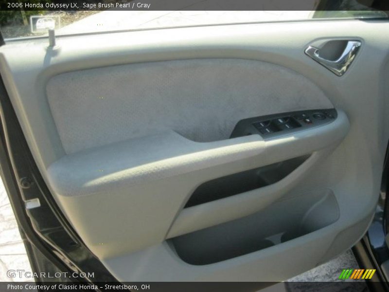 Sage Brush Pearl / Gray 2006 Honda Odyssey LX