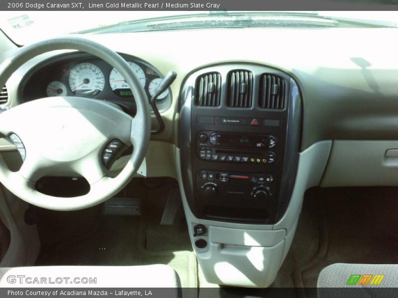 Linen Gold Metallic Pearl / Medium Slate Gray 2006 Dodge Caravan SXT